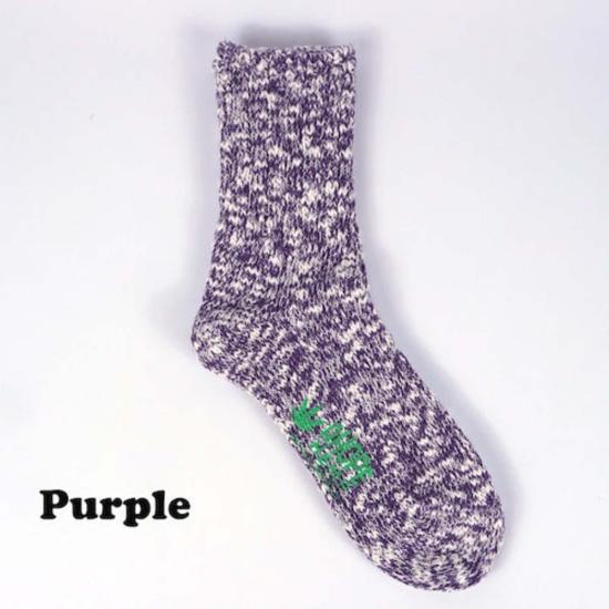  어 호프 헴프 양말 A Hope Hemp  보라색 - A HOPE HEMP