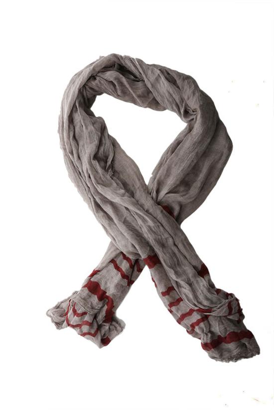  Yigal Azrouel 머플러/스카프 Yigal Azrou Eumll Greatplain 스카프 카베르네 멀티 - OTHER BRANDS