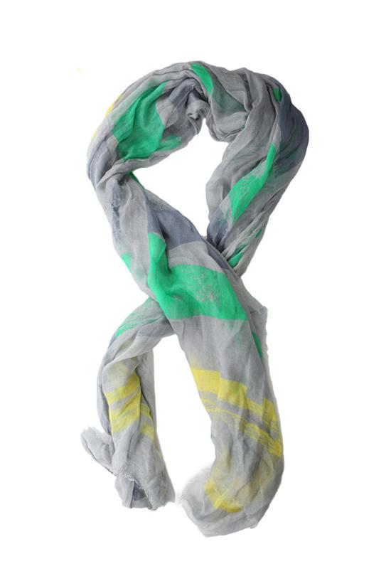  Yigal Azrouel 머플러/스카프 백게몬 스카프 그레이 멀티 - OTHER BRANDS