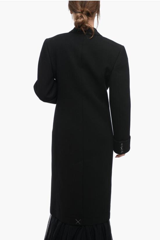  보테가베네타 코트 753426 VKPH0 1000 Black - BOTTEGA VENETA