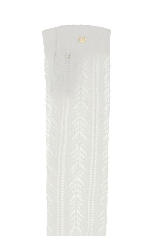 25SS 발렌티노 가라바니 양말 6V3KI02FAS9 0BO Bianco - VALENTINO GARAVANI