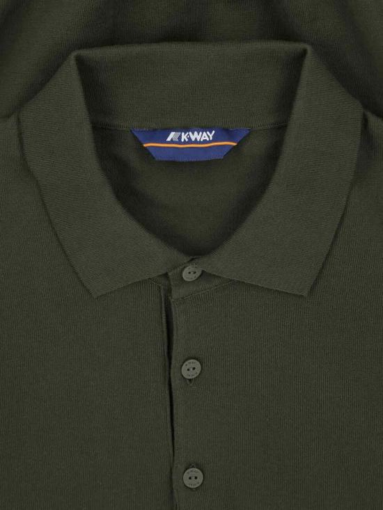 25SS 까웨 폴로 티셔츠 K4126RW 576 Green - K-WAY