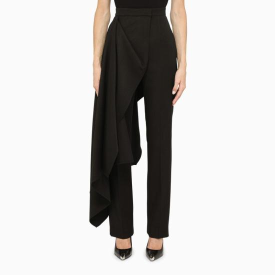  알렉산더 맥퀸 팬츠 709355QJAAC XD ALEXQ 1000 102 black