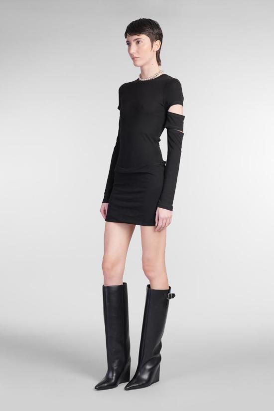 25SS 헬무트랭 숏 원피스 412096 O09HW604 Black - HELMUT LANG
