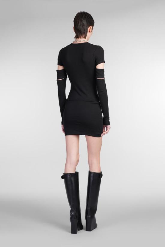 25SS 헬무트랭 숏 원피스 412096 O09HW604 Black - HELMUT LANG