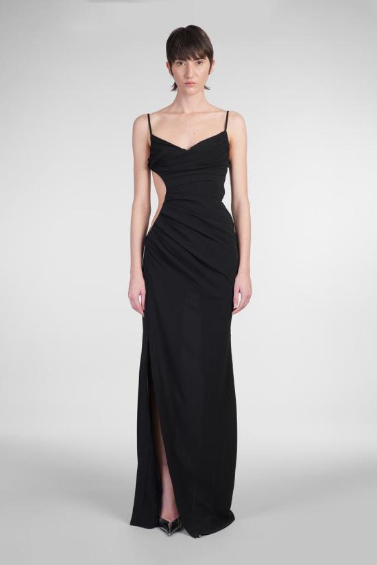 25SS 뮈글러 롱 원피스 410972 25P1RO1705369 Black