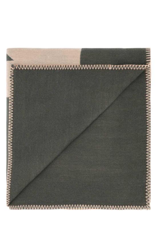  오프화이트 머플러/스카프 OHZL013T23FAB002 5621 ARMYGREENPOWDER - OFF WHITE