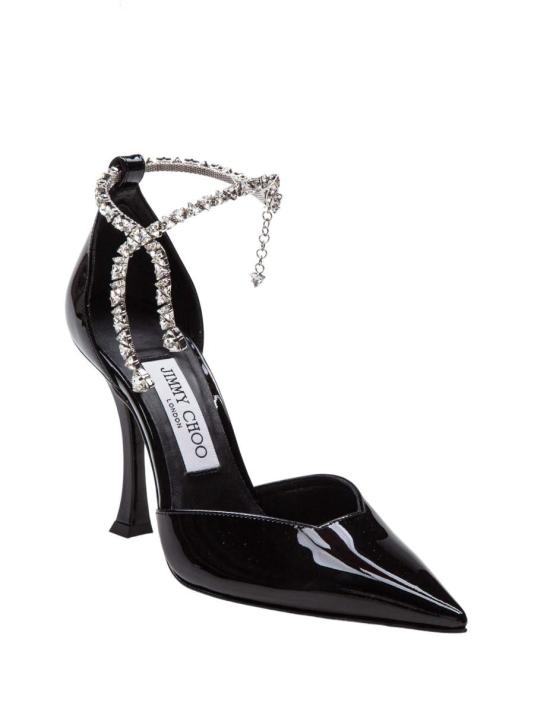 25FW 지미추 힐/펌프스 STEVIE 100 PAT Black - JIMMY CHOO