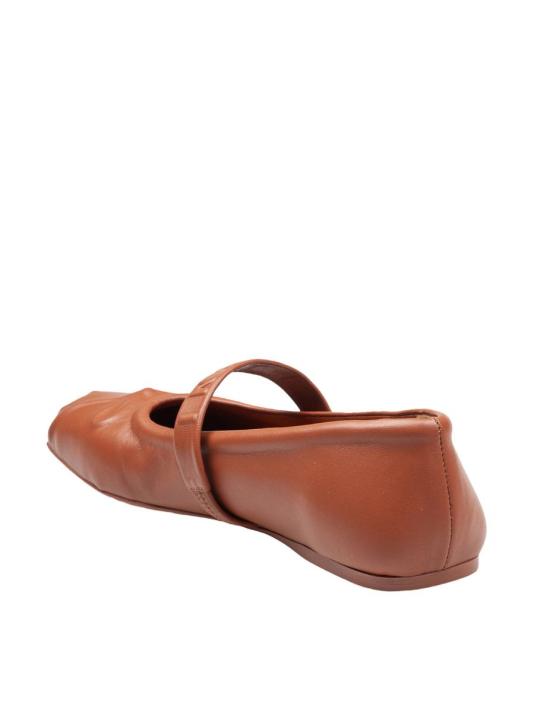 25SS 마르니 플랫 슈즈 MJMS007700P362800M81 Brown - MARNI