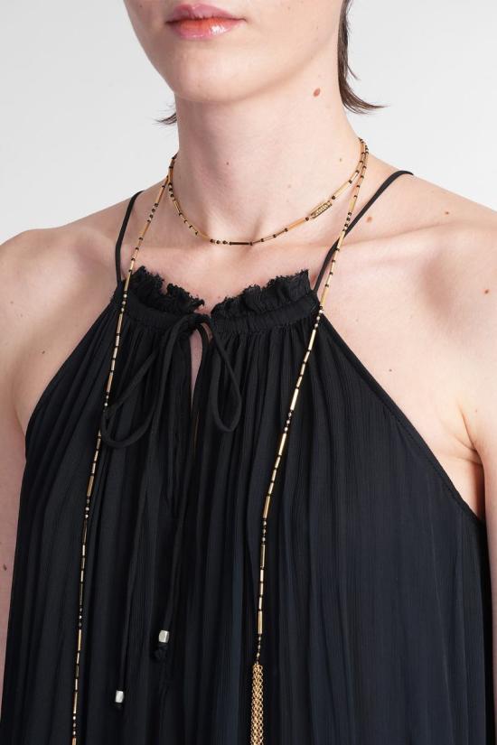 25SS 이자벨마랑에뚜왈 미디 원피스 413885 RO0669FA C1J07E Black - ISABEL MARANT ETOILE