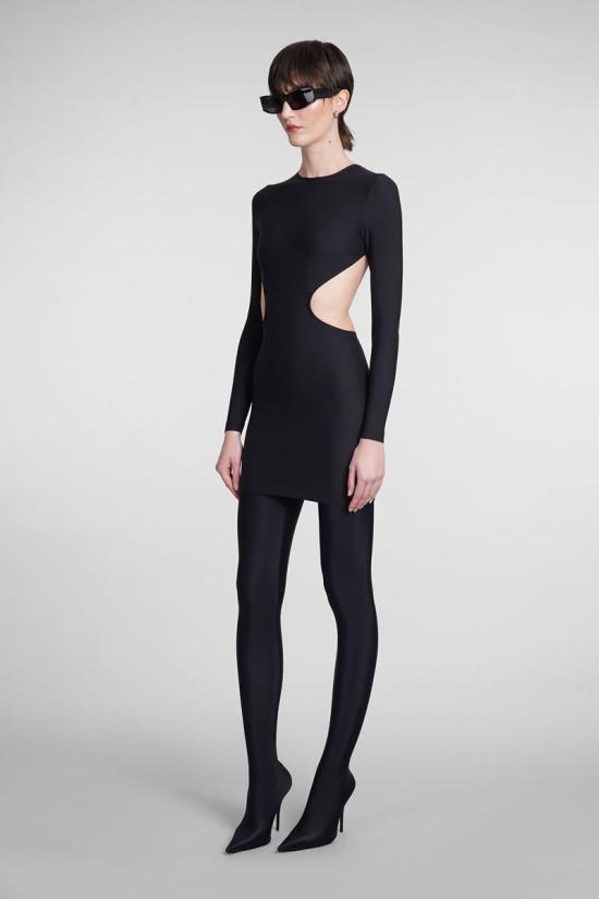  발렌시아가 숏 원피스 394993 770598TPV09 Black - BALENCIAGA