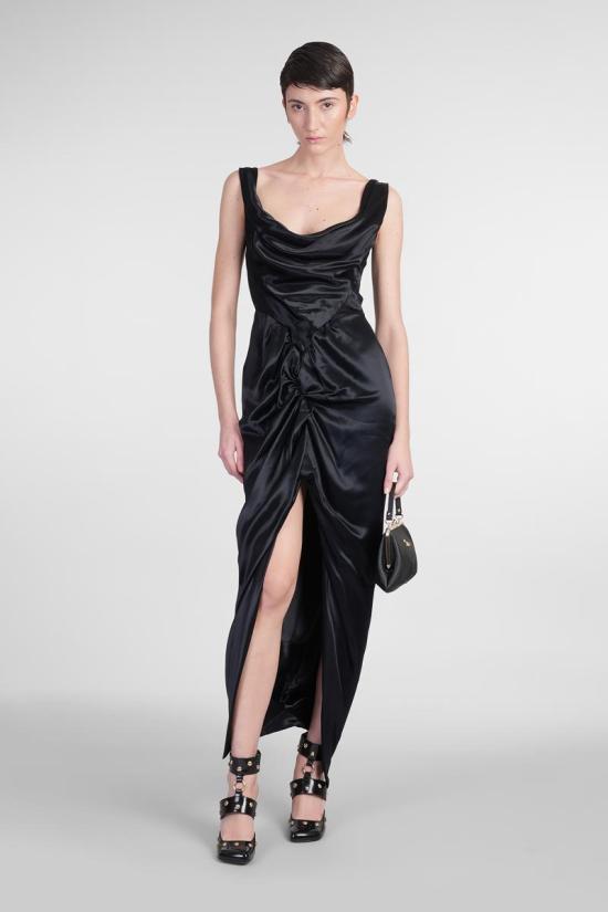 25SS 비비안웨스트우드 미디 원피스 412536 1101035B W0128 Black - VIVIENNE WESTWOOD