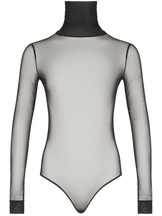 25SS 마르지엘라 바디수트 티셔츠 S51NA0105M20088 900 BLACK Black