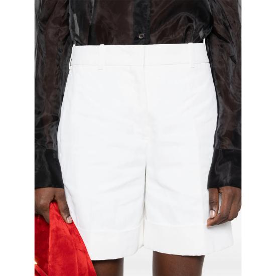 25SS 질샌더 숏팬츠 J60001 J02KA0323 100 WHITE - JIL SANDER