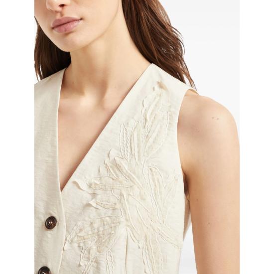 25SS 브루넬로 쿠치넬리 베스트 M0F79HJ506 C2869 NEUTRALS - BRUNELLO CUCINELLI