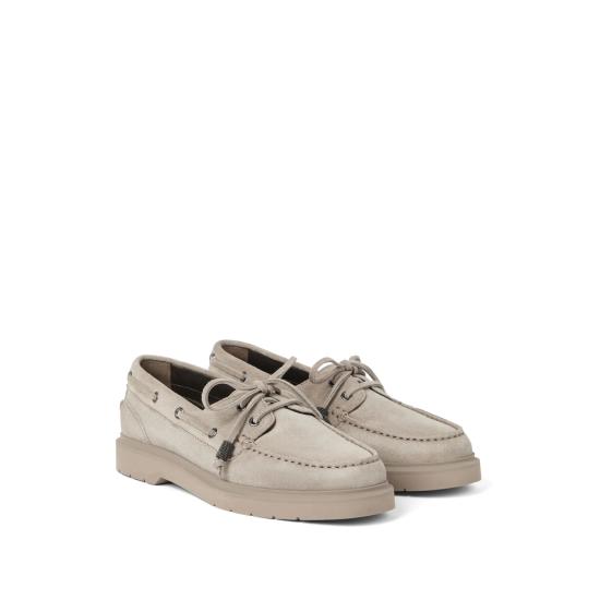 25SS 브루넬로 쿠치넬리 로퍼 MZSFG2955 C5859 GREY - BRUNELLO CUCINELLI