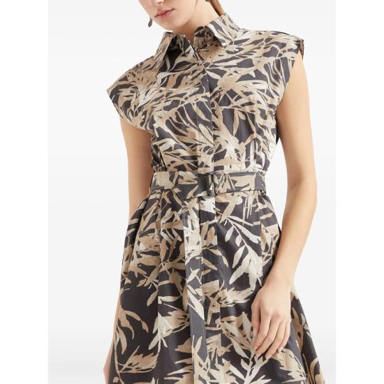 25SS 브루넬로 쿠치넬리 원피스 ML900A5348 C005 GREY NEUTRALS - BRUNELLO CUCINELLI