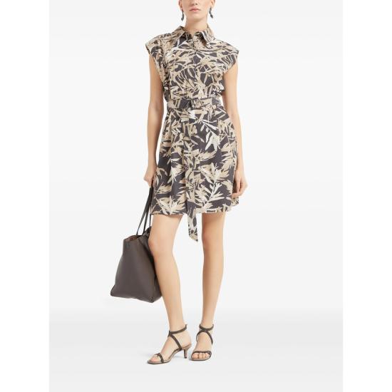 25SS 브루넬로 쿠치넬리 원피스 ML900A5348 C005 GREY NEUTRALS - BRUNELLO CUCINELLI