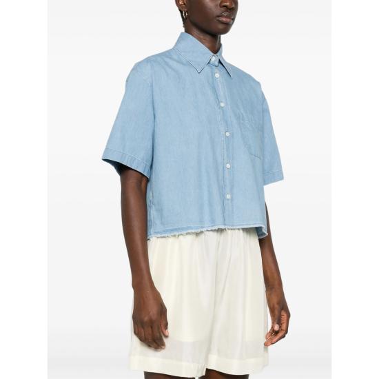 25SS 마짜렐리 셔츠 BL 1 CAMILLA BL BLUE - MAZZARELLI