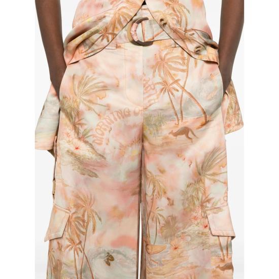 25SS 짐머만 팔라초 팬츠 4305PS251 GUAVA ORANGE - ZIMMERMANN