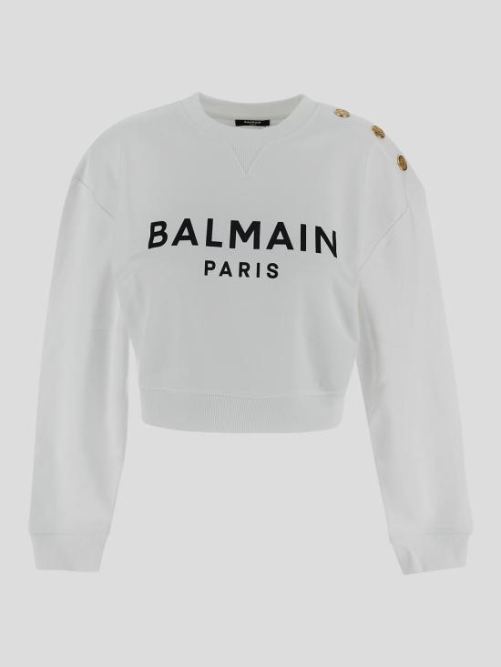 25SS 발망 긴팔 티셔츠 EF1JQ002BB02 GAB White