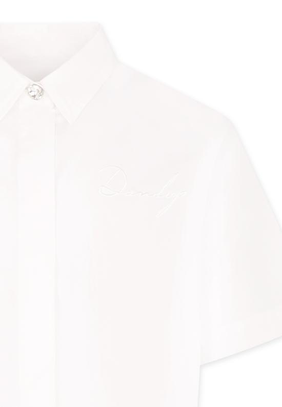 25SS [키즈] 돈답 셔츠 DFCA033 0 CF026 B000 WHITE - DONDUP