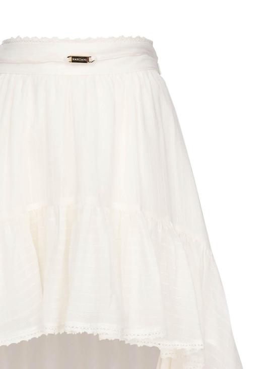  MARCIANO 롱 스커트 5GGD347317AG053 White - OTHER BRANDS