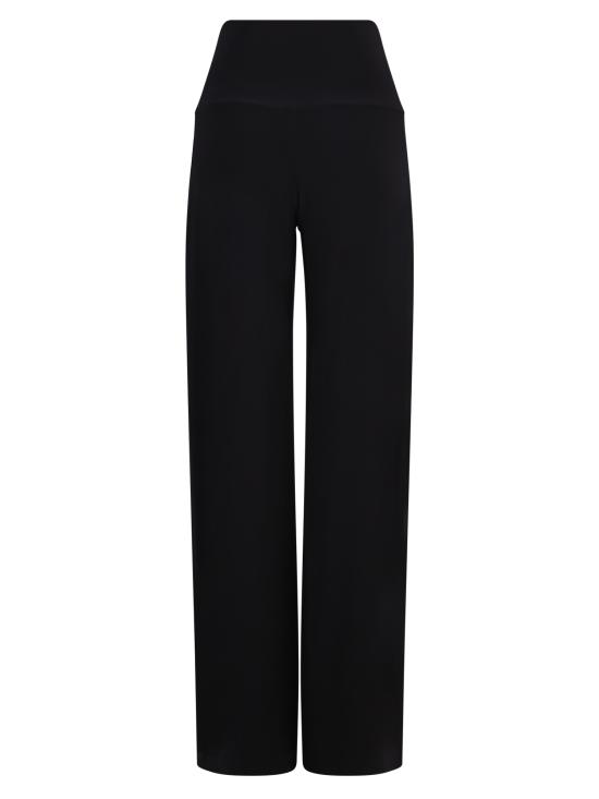 25SS 노마카말리 스트레이트 팬츠 KK4257 PL111 001 Black - NORMA KAMALI