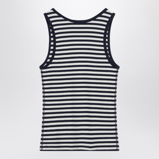 25SS 메종키츠네 민소매 티셔츠 OW00609KA0028 Blue - MAISON KITSUNE