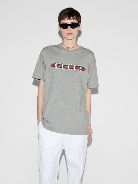 25SS 구찌 반팔 티셔츠 788093XJG6T 1230 Grey - GUCCI