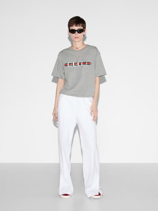 25SS 구찌 반팔 티셔츠 788093XJG6T 1230 Grey - GUCCI