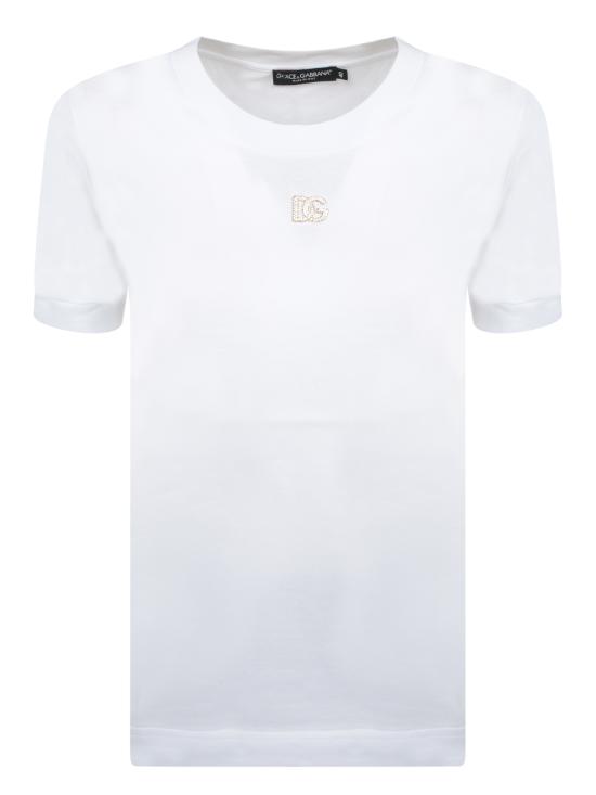 25SS 돌체앤가바나 반팔 티셔츠 F8N08Z GDCWQ W0800 White