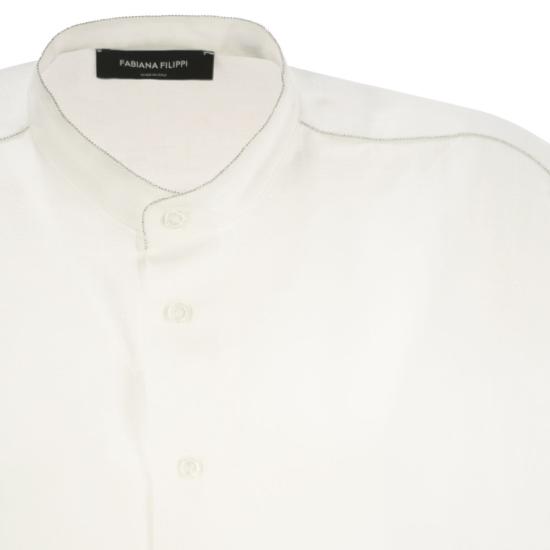 25SS 파비아나 필리피 블라우스/셔츠 CAD275F883 WHITE - FABIANA FILIPPI