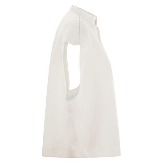 25SS 파비아나 필리피 블라우스/셔츠 CAD275F883 WHITE - FABIANA FILIPPI