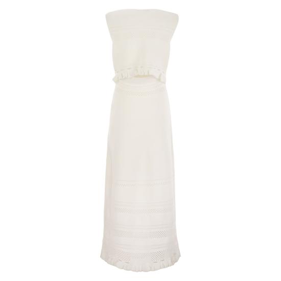 25SS 파비아나 필리피 롱 원피스 ABD275F633 WHITE - FABIANA FILIPPI