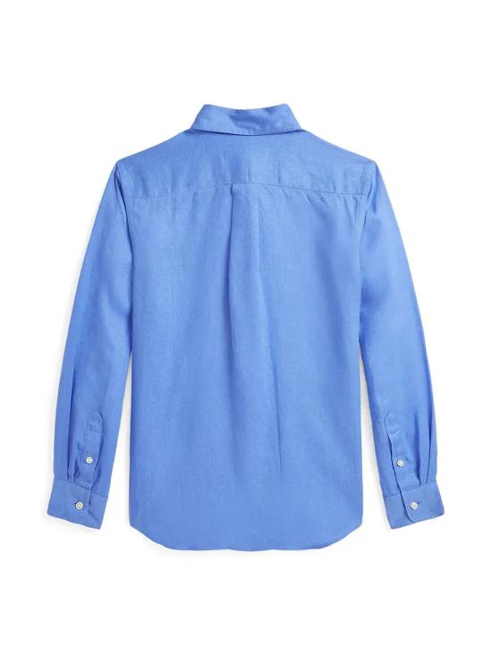 25SS [키즈] 폴로 랄프로렌 셔츠 323 967600 001 001 HARBOR ISLAND BLUE - POLO RALPH LAUREN