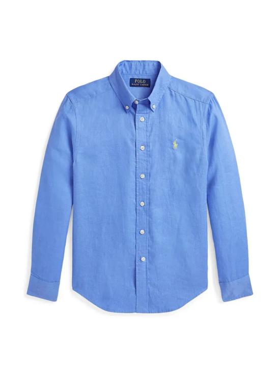 25SS [키즈] 폴로 랄프로렌 셔츠 323 967600 001 001 HARBOR ISLAND BLUE - POLO RALPH LAUREN