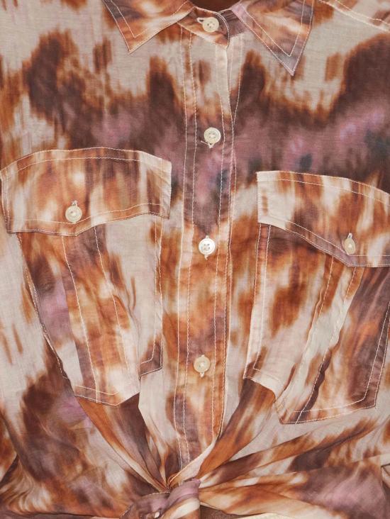 25SS 이자벨마랑에뚜왈 셔츠 CH0131FA B1J07EECOE ECRU OCHRE - ISABEL MARANT ETOILE