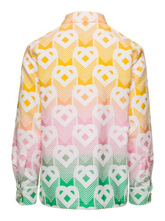  카사블랑카 긴팔 셔츠 MS24JK20001GRADIENTFLYINGHEART Multicolor - CASABLANCA