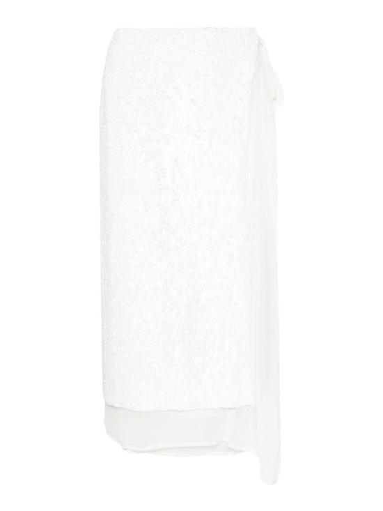  파로쉬 미디 스커트 D620684GLARE24001 White