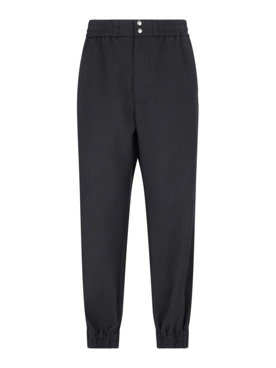 24FW 알렉산더 맥퀸 스트레이트 팬츠 774187QUAAC1000 Black