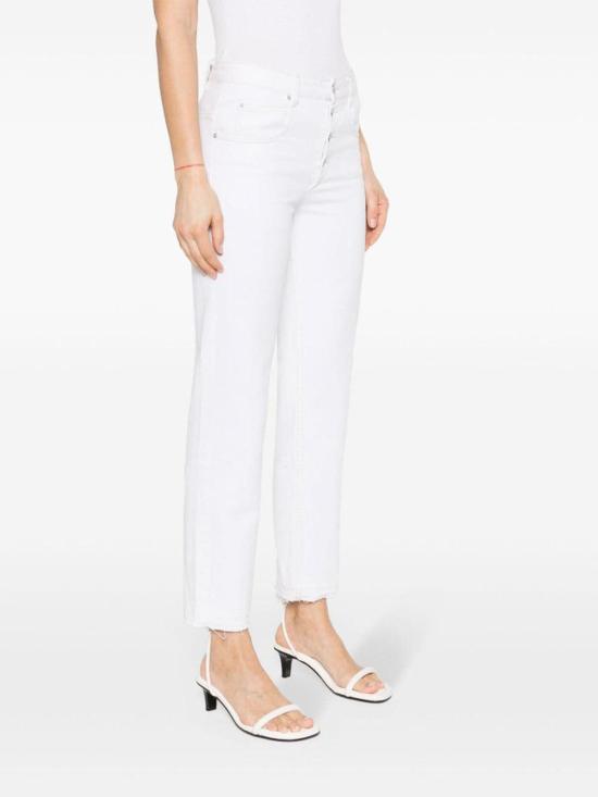 25FW 이자벨마랑 스트레이트 팬츠 PA0271FAB1H04I20WH White - ISABEL MARANT