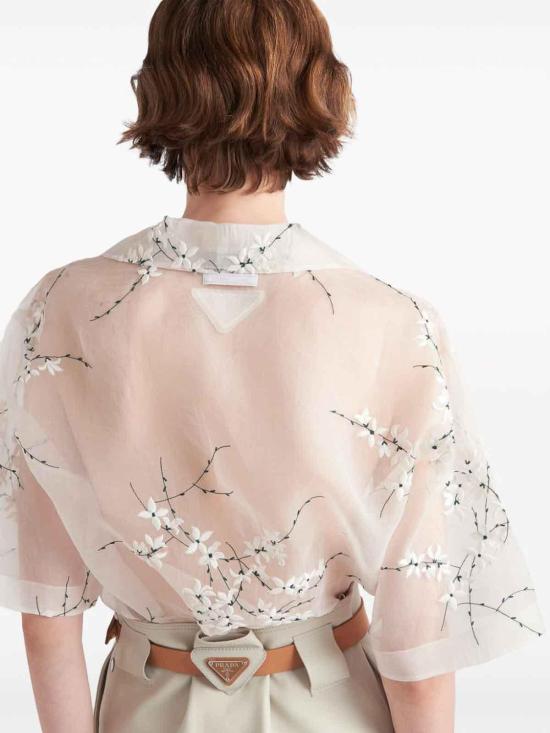  프라다 셔츠 P433BRS18214KFF0009 White - PRADA