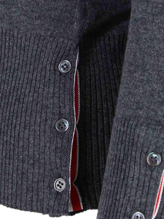  톰브라운 가디건 FKC002A00011035 Grey - THOM BROWNE