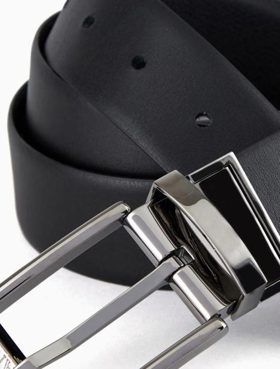 24FW 엠포리오 아르마니 가죽 벨트 Y4S071YKL1J88001 Black - EMPORIO ARMANI