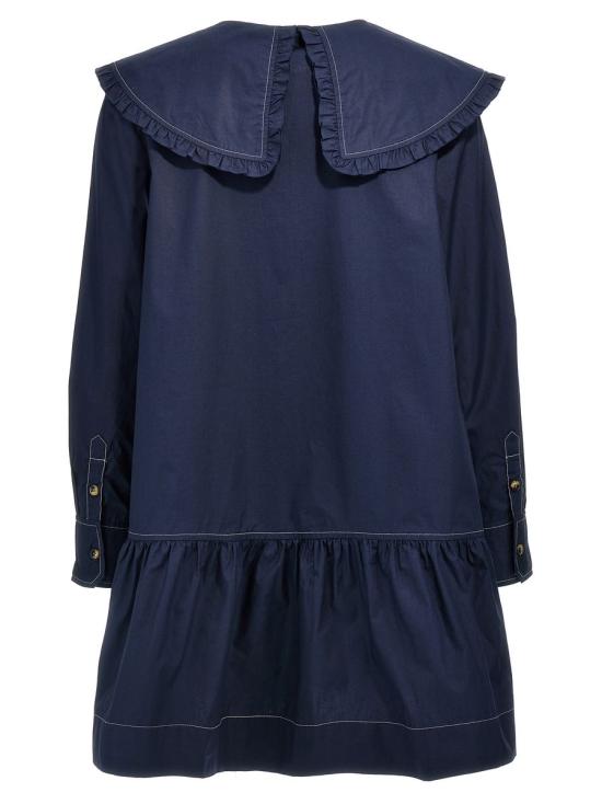 25SS 가니 미디 원피스 W0157683 BLUE - GANNI