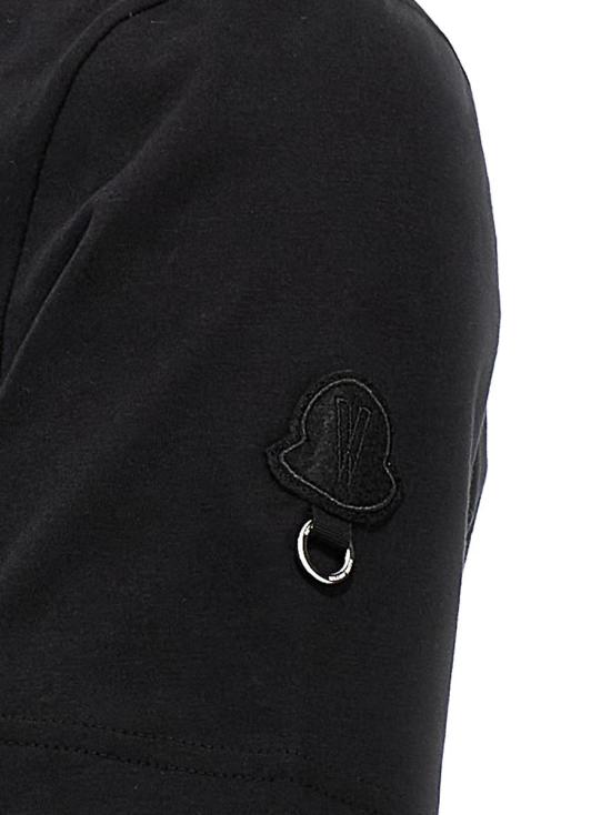 24FW 몽클레어 반팔 티셔츠 J209T8C0000289AHD999 Black - MONCLER