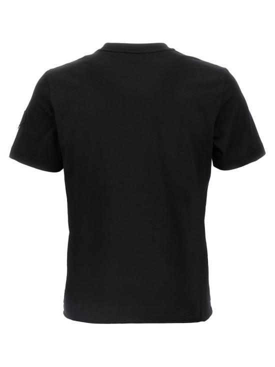 24FW 몽클레어 반팔 티셔츠 J209T8C0000289AHD999 Black - MONCLER