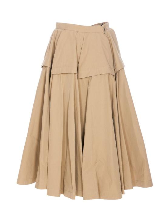  보테가베네타 숏 스커트 771700VA5Y0 9733 Beige - BOTTEGA VENETA