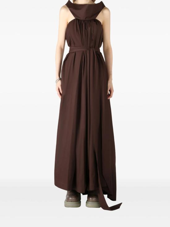 25SS 릭 오웬스 숏 원피스 RP01E7573 P14 Mahogany - RICK OWENS